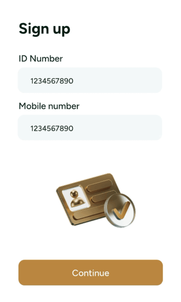 Create account