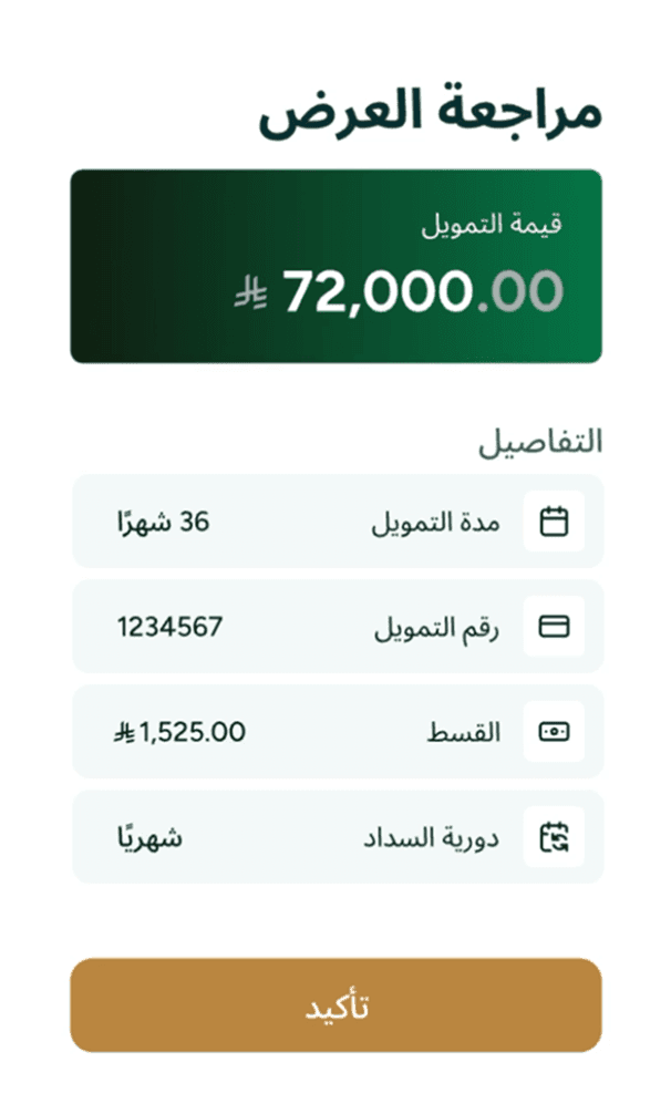 أكّد عرضك